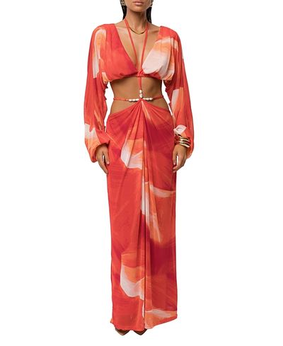 Jluxlabel Jluxlabel Hera Draped Maxi Skirt