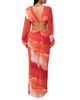 Jluxlabel Jluxlabel Hera Draped Maxi Skirt - 3