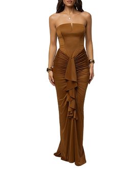 Jluxlabel Jluxlabel Isabella Strapless Maxi Gown