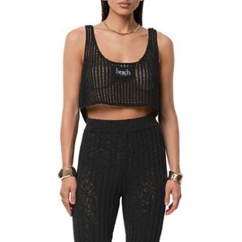 JLUXLABEL JLUXLABEL Island Nights Open Knit Crop Top