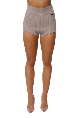 JLUXLABEL JLUXLABEL Knit Things Ribbed Shorts