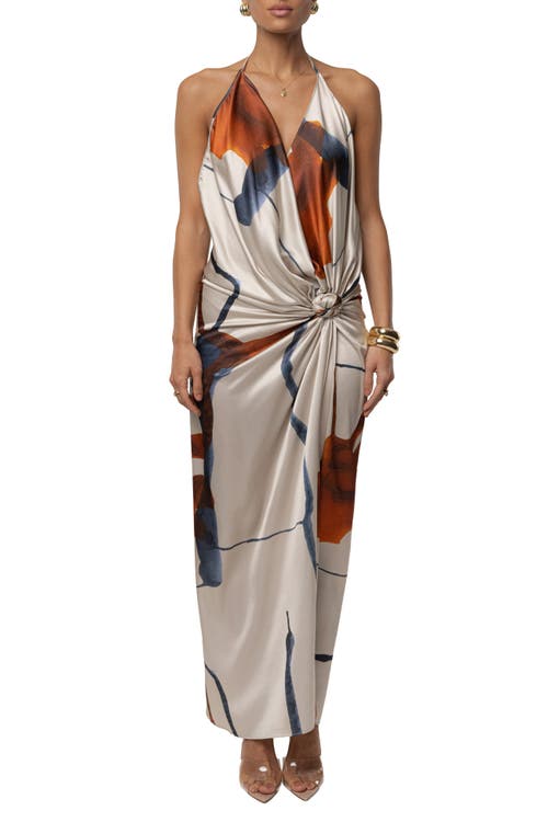 JLUXLABEL JLUXLABEL Malibu Satin Midi Dress