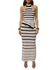 Jluxlabel Jluxlabel Marina Nights Striped Skirt Set - 1