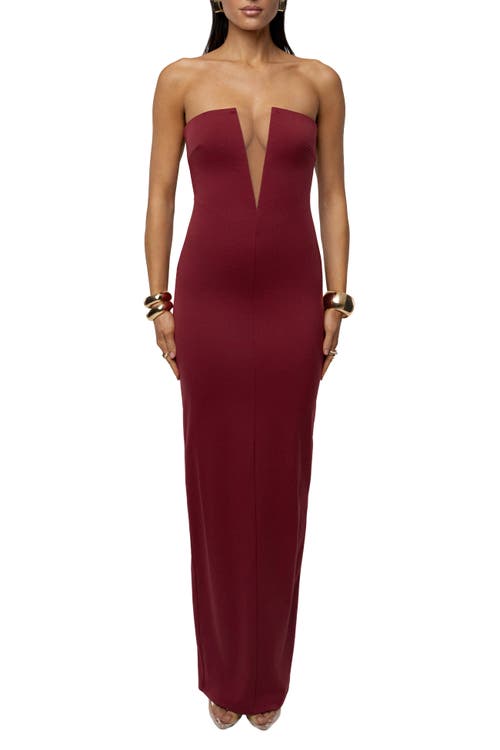 JLUXLABEL JLUXLABEL Midnight Illusion Maxi Gown