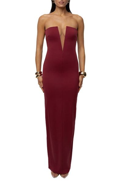 JLUXLABEL JLUXLABEL Midnight Illusion Maxi Gown