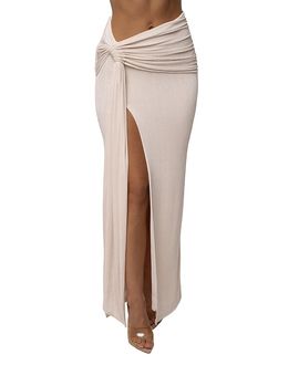 Jluxlabel Jluxlabel Muse Draped Maxi Skirt
