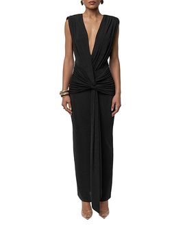 Jluxlabel Jluxlabel Palma Plunge Maxi Dress