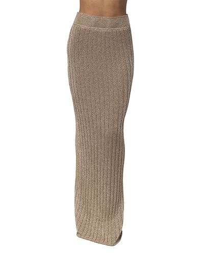 Jluxlabel Jluxlabel Resort Metallic Maxi Skirt