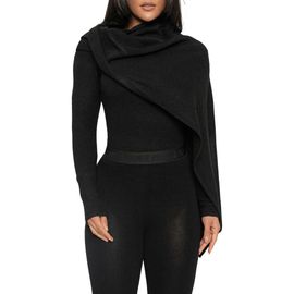 JLUXLABEL JLUXLABEL Rib Scarf Sweater