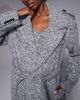 JLUXLABEL JLUXLABEL Savannah formal belted coat in gray tweed - part of a set - 3