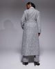 JLUXLABEL JLUXLABEL Savannah formal belted coat in gray tweed - part of a set - 4