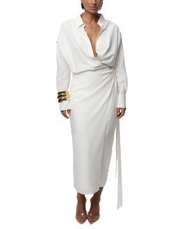 Jluxlabel Jluxlabel Skyline Wrap Midi Dress