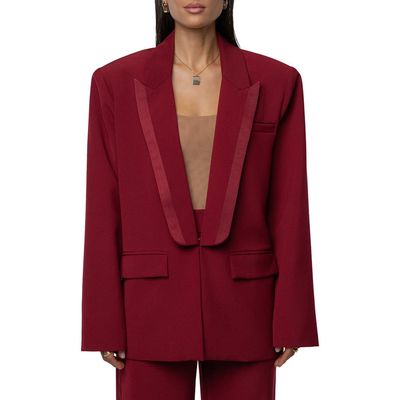 JLUXLABEL JLUXLABEL Suite Life Woven Blazer