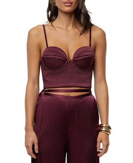 Jluxlabel Jluxlabel Thalia Textured Bustier