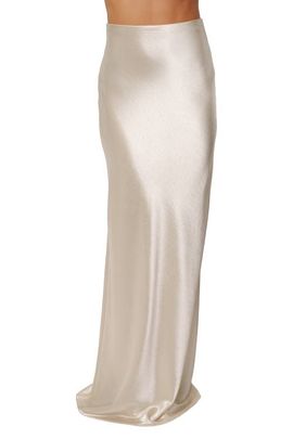 JLUXLABEL JLUXLABEL Tradition Satin Maxi Skirt