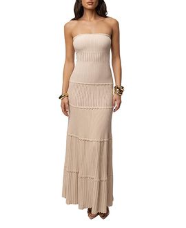 Jluxlabel Jluxlabel Vienna Strapless Maxi Dress
