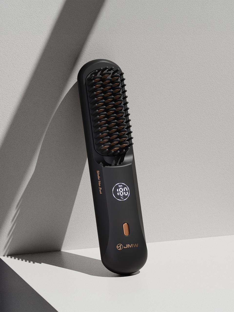 JMW Volume On Wireless Brush Hair Iron