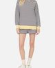 J.O.A. J.O.A. Striped Rib Short Set - 4