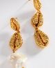 Joanna Laura Constantine Mismatched Seashell Drop Earrings - 1