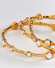 Joanna Laura Constantine Pearl Bangles, Set of 3 - 2
