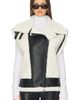 jocelyn jocelyn Faux Shearling & Leather Moto Vest - 1