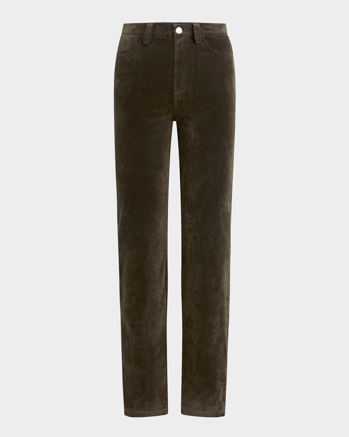 Joe & apos;s Jeans Margot Faux-Suede Slim-Fit Pants