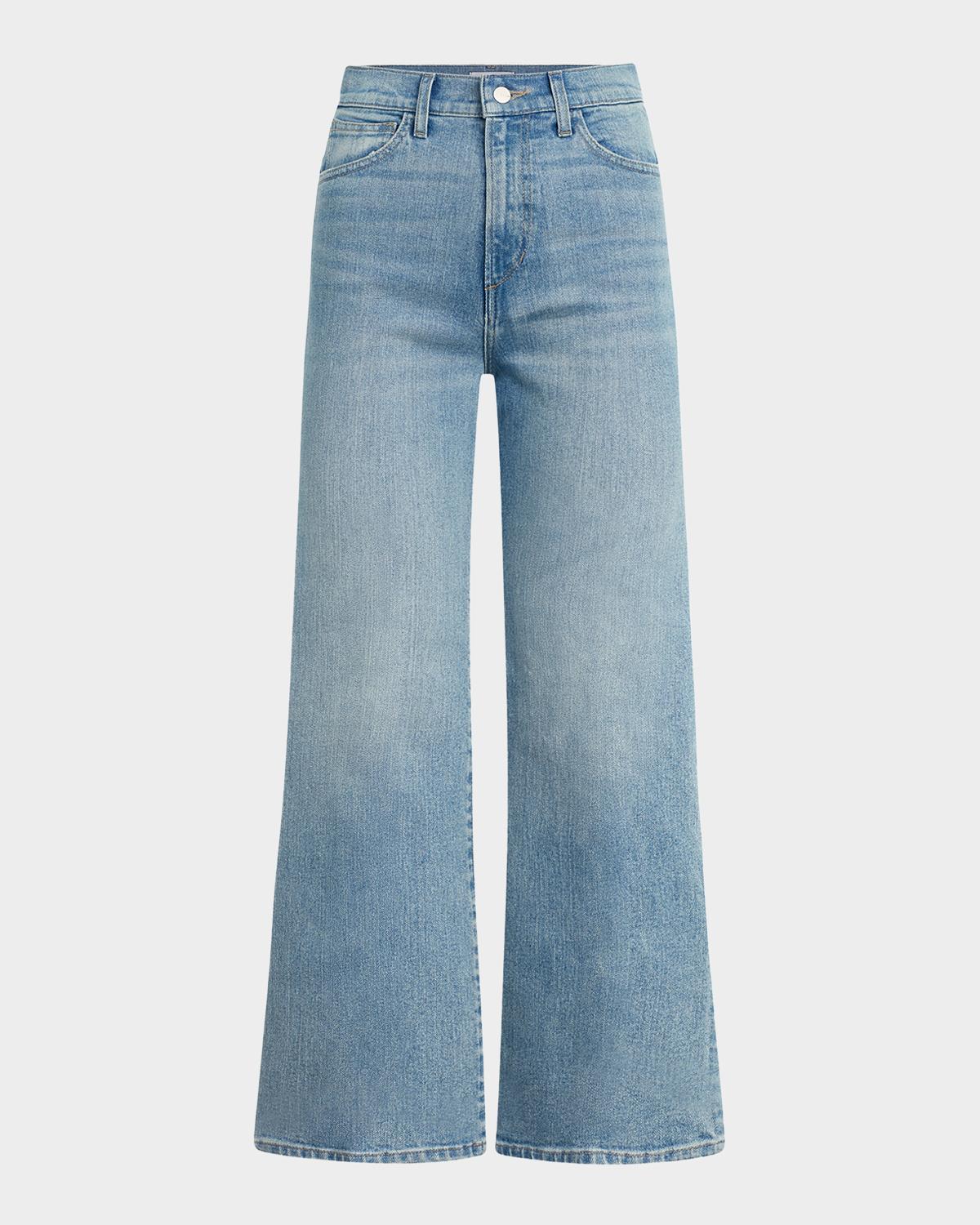 Joe & apos;s Jeans The Blake High-Rise Cropped WIde-Leg Denim Jeans