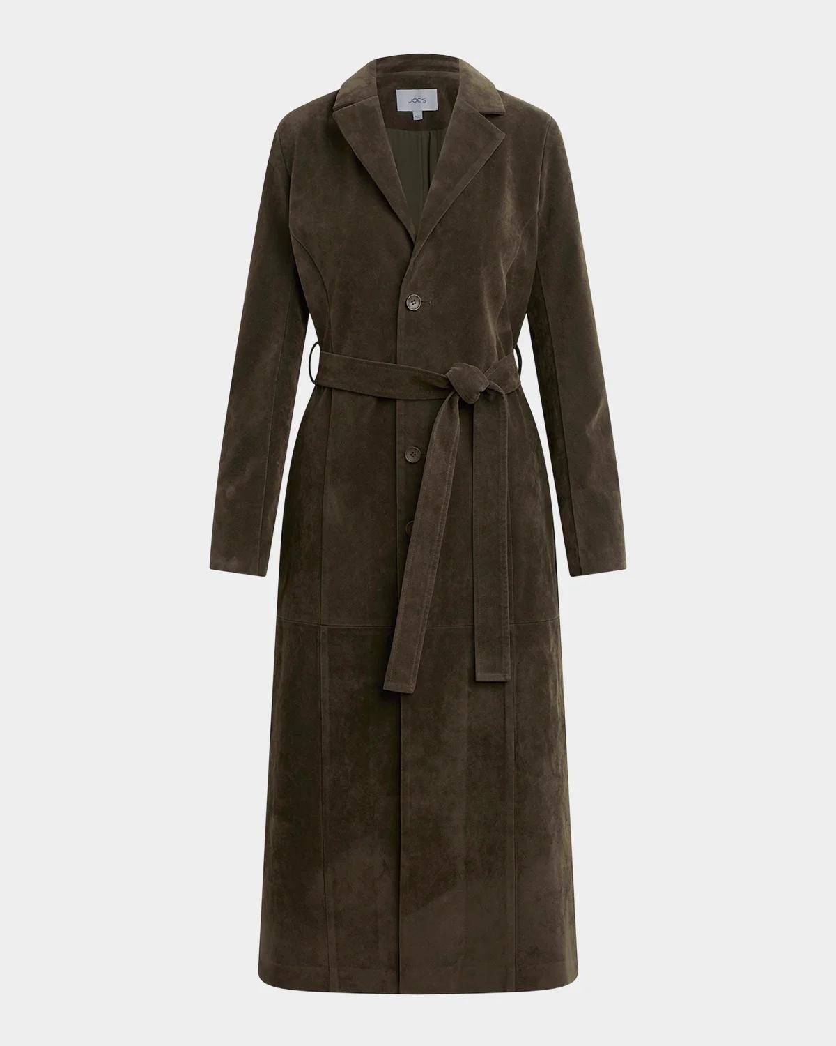 Joe & apos;s Jeans The Faux-Suede Long Coat