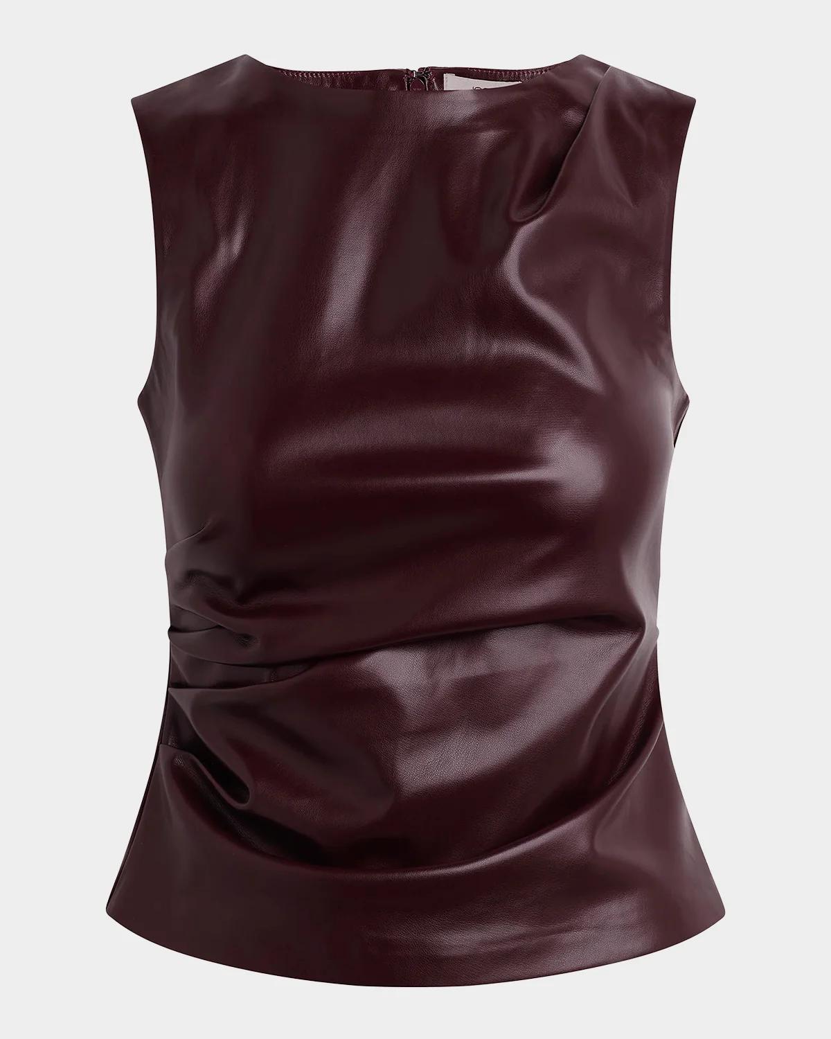 Joe & apos;s Jeans The Meg Vegan Leather Top