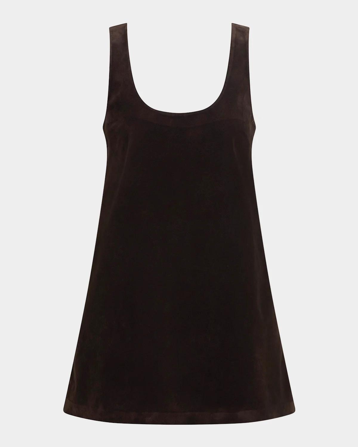 Joe & apos;s Jeans The Scoopneck Faux-Suede Mini Dress