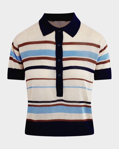 Joe & apos;s Jeans The Stella Striped Polo Sweater
