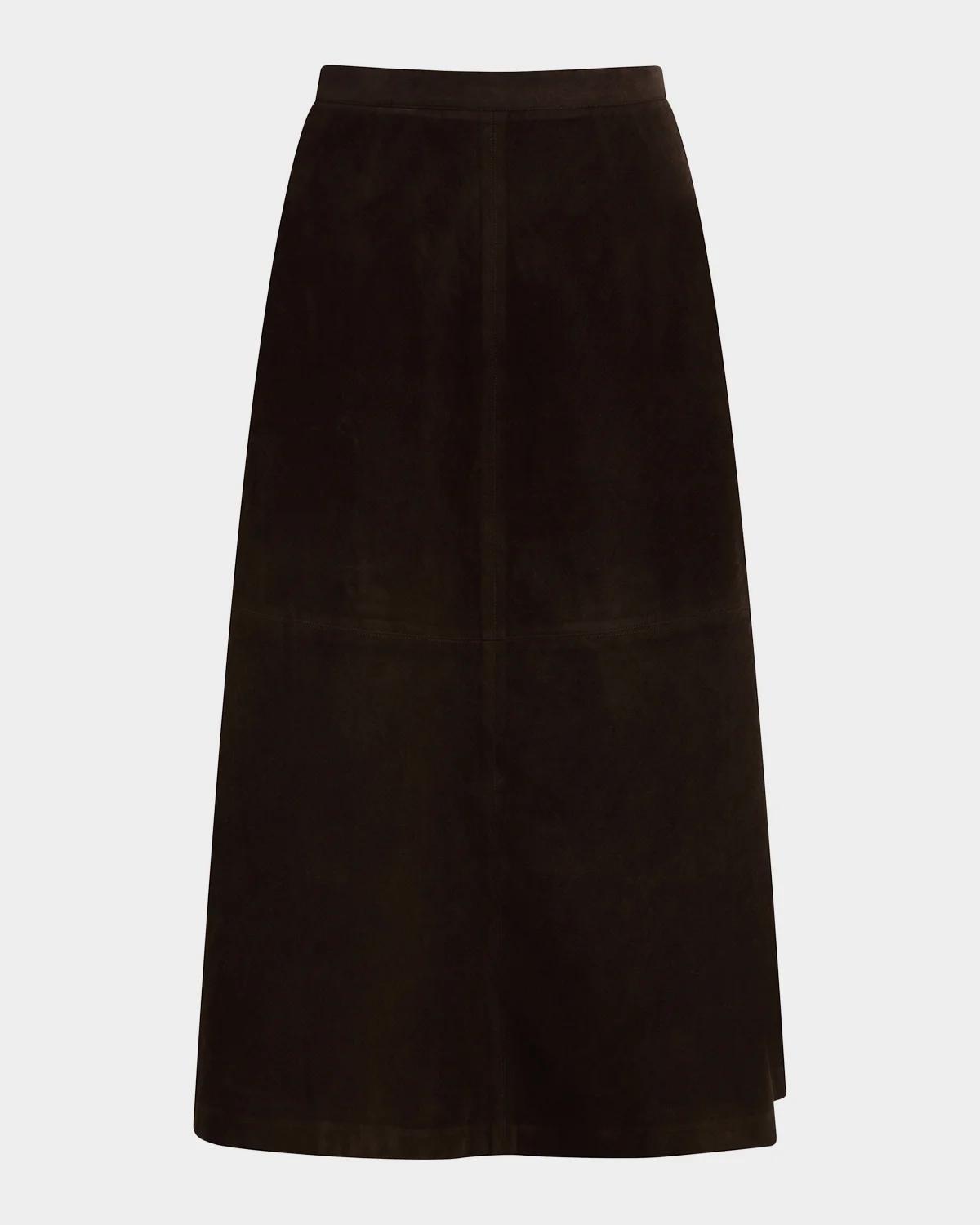 Joe & apos;s Jeans The Tavi Vegan Suede Midi-Skirt