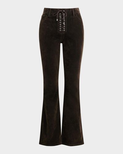Joe & apos;s Jeans x WeWoreWhat The Vegan Suede Bootcut Jeans