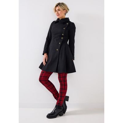 Joe Browns Joe Browns Asymmetrical Wool Blend A Line Coat