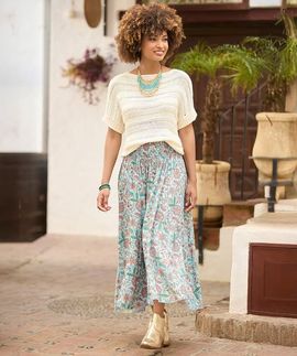 Joe Browns Joe Browns Slit Smocked Maxi Skirt