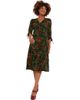 Joe Browns Joe Browns Stretch Knit Faux Wrap Midi Dress - 1