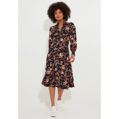 Joe Browns Joe Browns Stretch Knit Knot Front Midi Dress