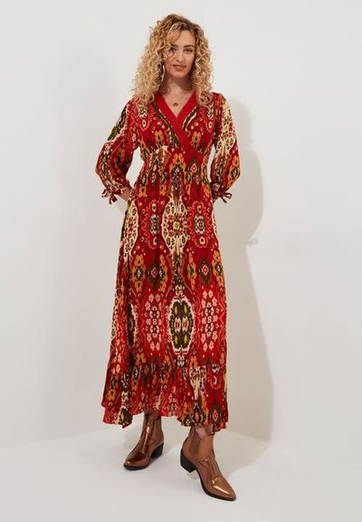 Joe Browns Joe Browns Surplice Flounce Maxi Dress