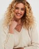 Joe Browns Joe Browns V Neck Shimmer Pullover Sweater - 1