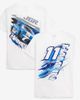 JOE GIBBS RACING TEAM COLLECTION Men's Joe Gibbs Racing Team Collection White Denny Hamlin #11 Progressive T-Shirt  - 1