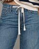 Joe's Jeans Drawstring Low-Rise Wide-Leg Jeans - 4