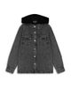 Joe's Jeans Joe's Jeans Boys' Long Sleeved Denim Shirt With Fleece Hood - 1