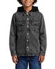 Joe's Jeans Joe's Jeans Boys' Long Sleeved Denim Shirt With Fleece Hood - 6