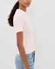Joe's Jeans Joe's Jeans Cashmere Short Sleeve Polo Sweater Powder Pink - 4