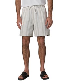 Joe's Jeans Joe's Jeans Cotton Linen Cabana Dobby Stripe 7 Shorts