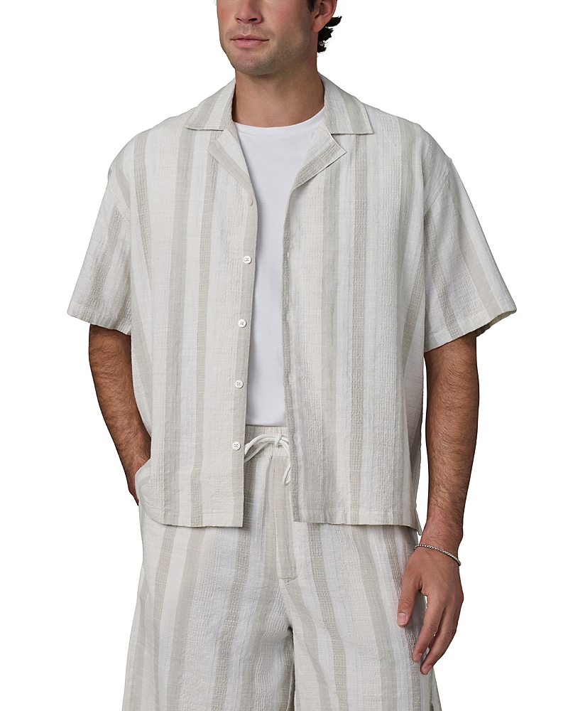 Joe's Jeans Joe's Jeans Cotton Linen Cabana Dobby Stripe Shirt