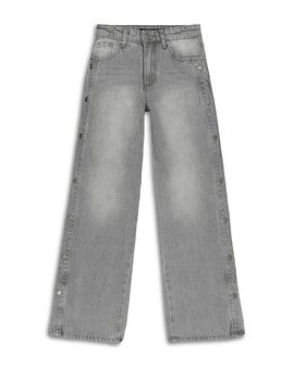 Joe's Jeans Joe's Jeans Girls' Mia Cotton Side Snap Wide Leg Jeans