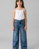 Joe's Jeans Joe's Jeans Kids' Mia Butterfly High Waist Wide Leg Jeans - 5