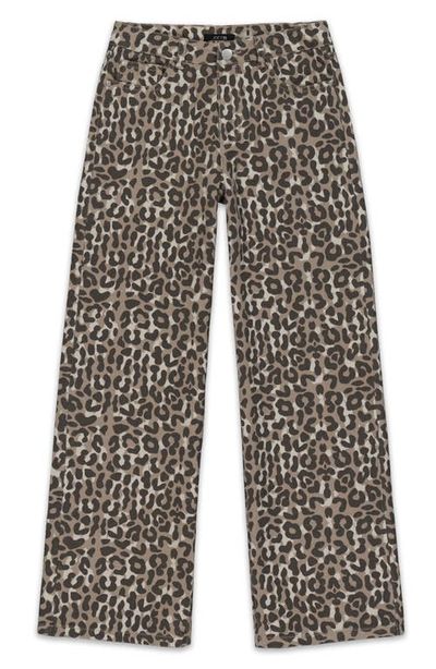 Joe's Jeans Joe's Jeans Kids' Mia Wide Leg Leopard Print Jeans 