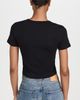 Joe's Jeans Joe's Jeans The Baby Tee Black L - 3